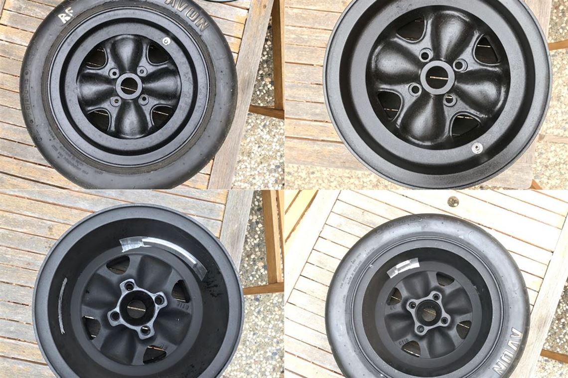 set of 4 magnesium wheels 